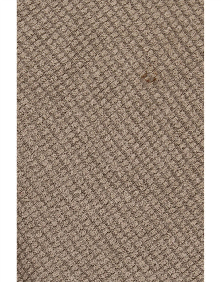 Maglione da uomo con collo con zip Weird Fish, grande poliestere beige