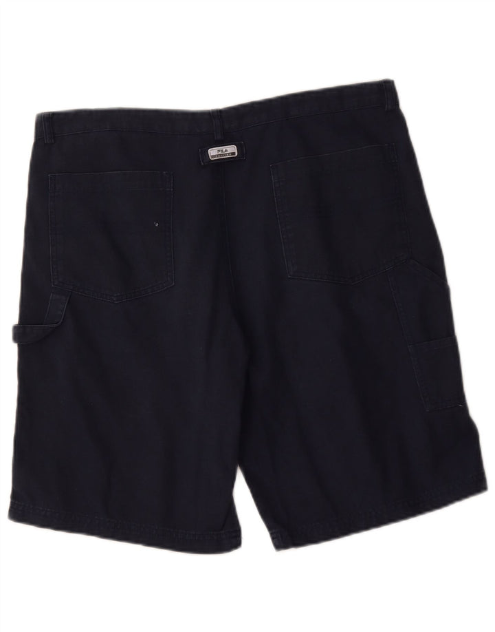 Pantaloncini cargo da uomo FILA IT 52 XL W36 cotone blu navy