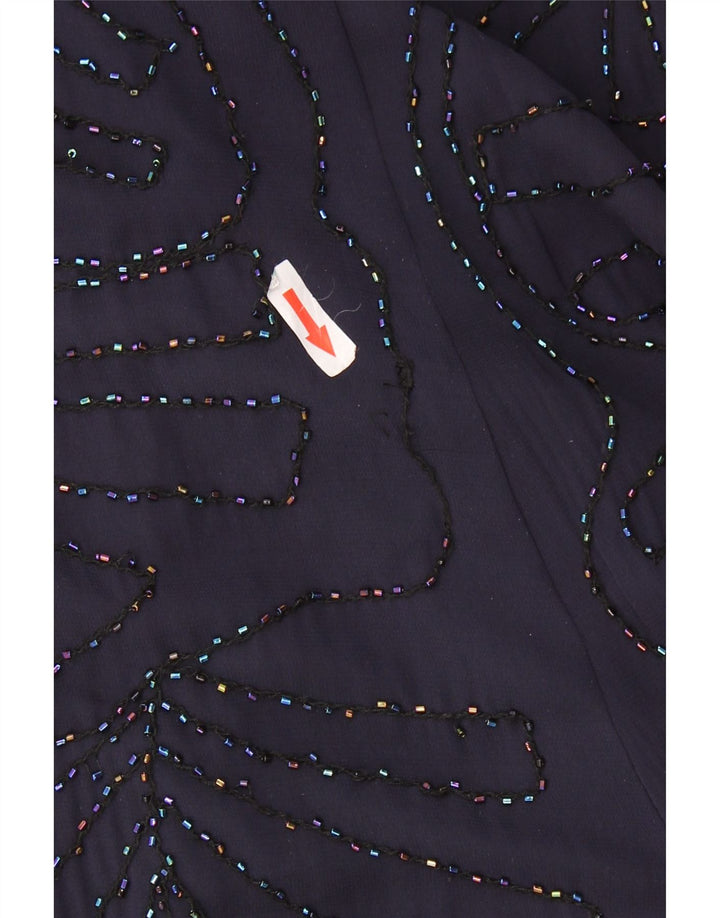 Abito a trapezio senza maniche da donna Marks & Spencer UK 16 Grande poliestere viola