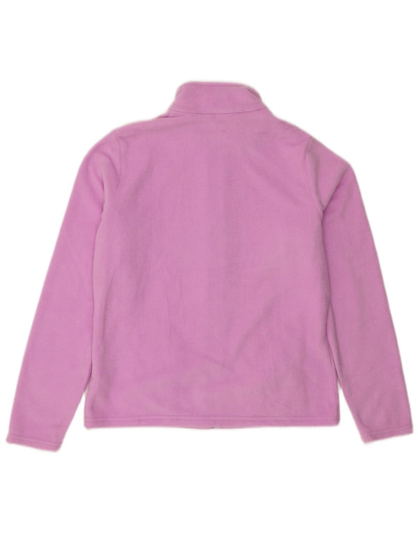 Giacca in pile da donna Marks & Spencer UK 12 Poliestere viola medio