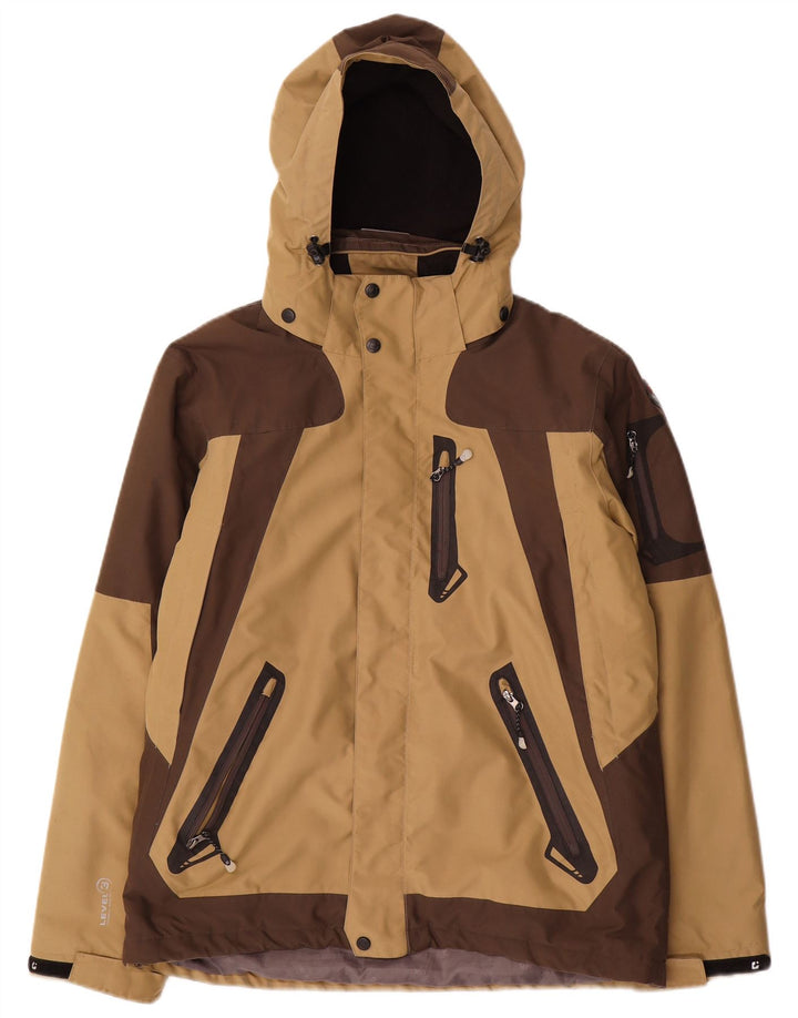 Giacca a vento con cappuccio da uomo Killtec UK 38 Colorblock marrone medio