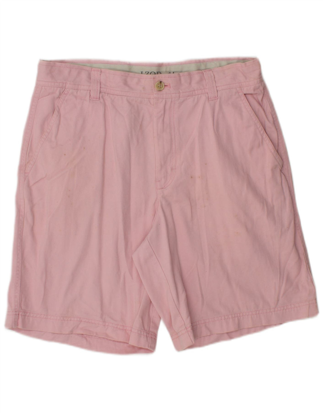 Pantaloncini chino da uomo IZOD W34 grandi in cotone rosa