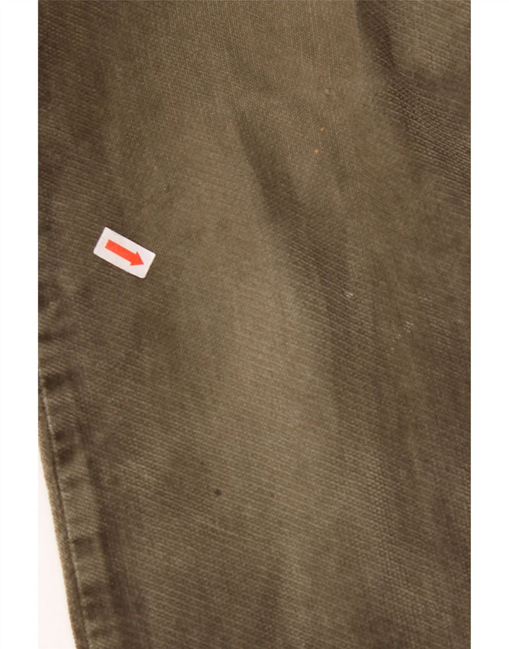 Pantaloni casual dritti da uomo ARMANI W34 L29 cotone kaki