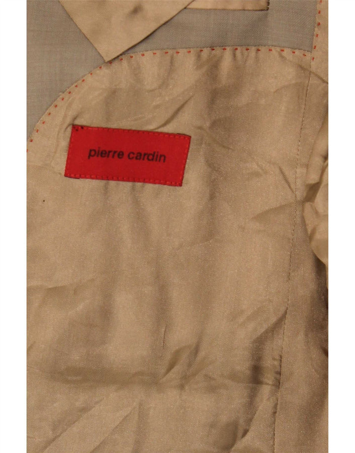 Giacca blazer da uomo a 3 bottoni Pierre Cardin UK 40 grande beige