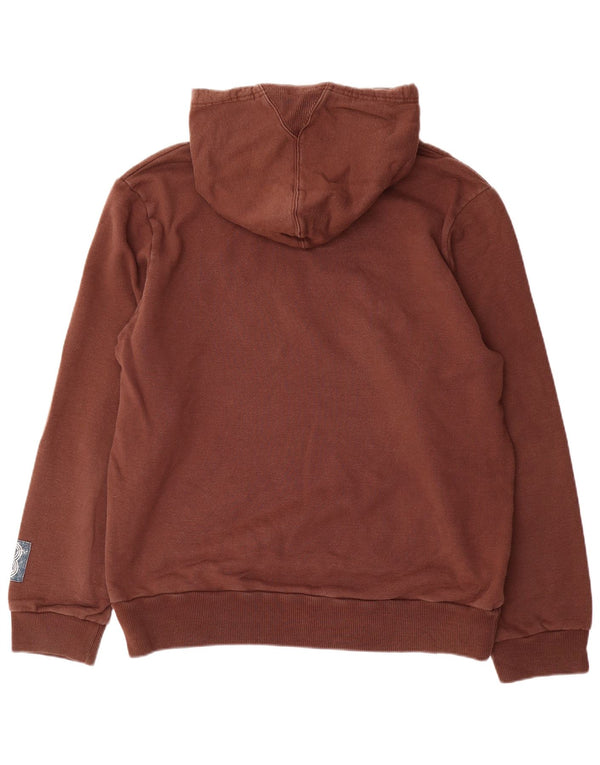 Maglione con cappuccio grafico da uomo Gas 2XL Marrone