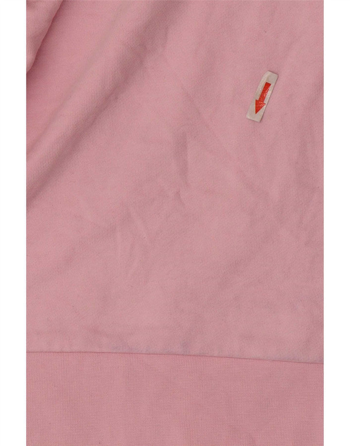 Felpa grafica da donna Hugo Boss Maglione UK 14 Cotone rosa medio