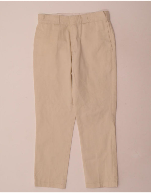 Pantaloni chino dritti da uomo Dickies W32 L28 poliestere beige