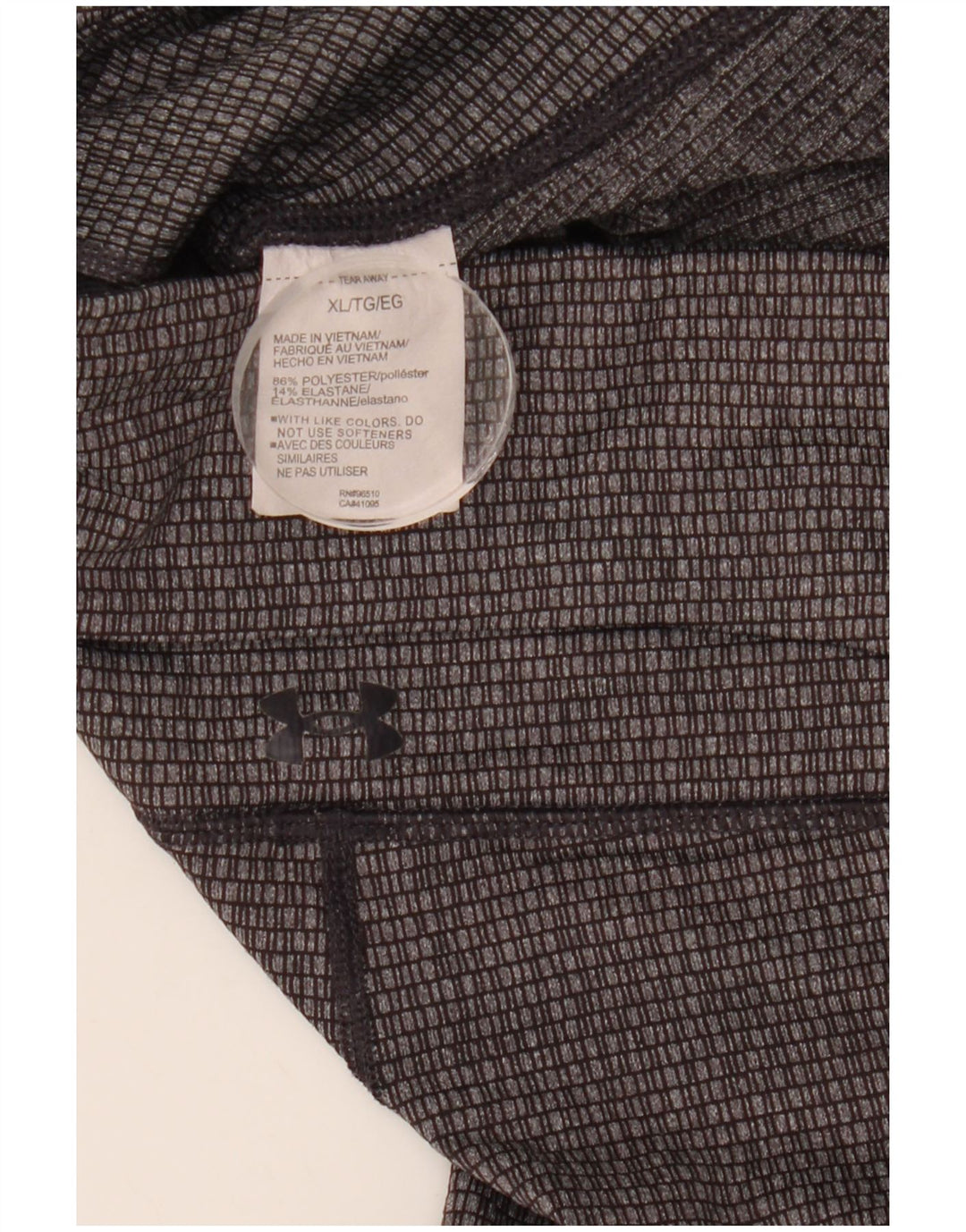 UNDER ARMOUR Leggings corti da donna slim fit UK 18 XL Grigio geometrico