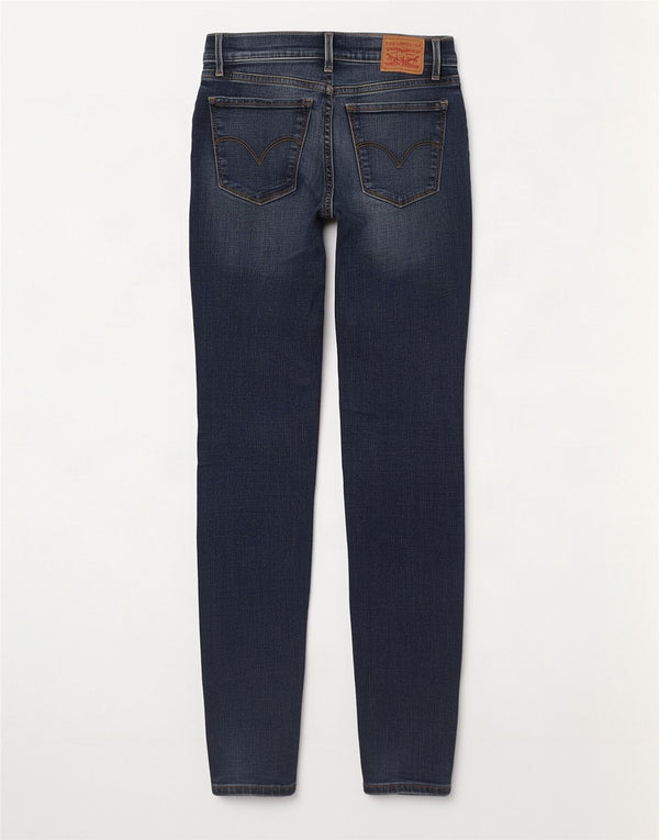 Jeans Levi's da donna 710 super skinny W26 L32 cotone blu