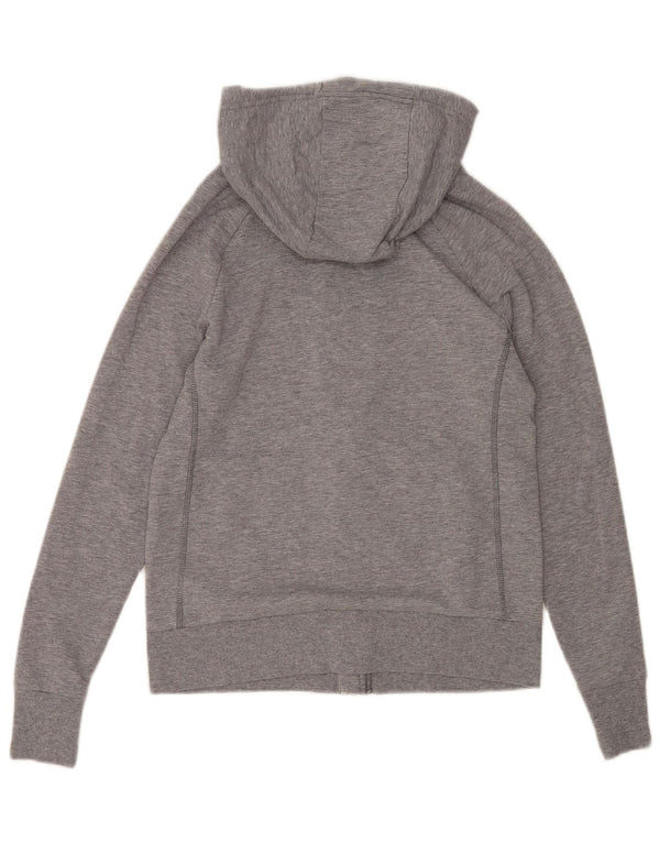 Maglione con cappuccio e zip da donna Marks & Spencer UK 8 piccolo grigio chiazzato