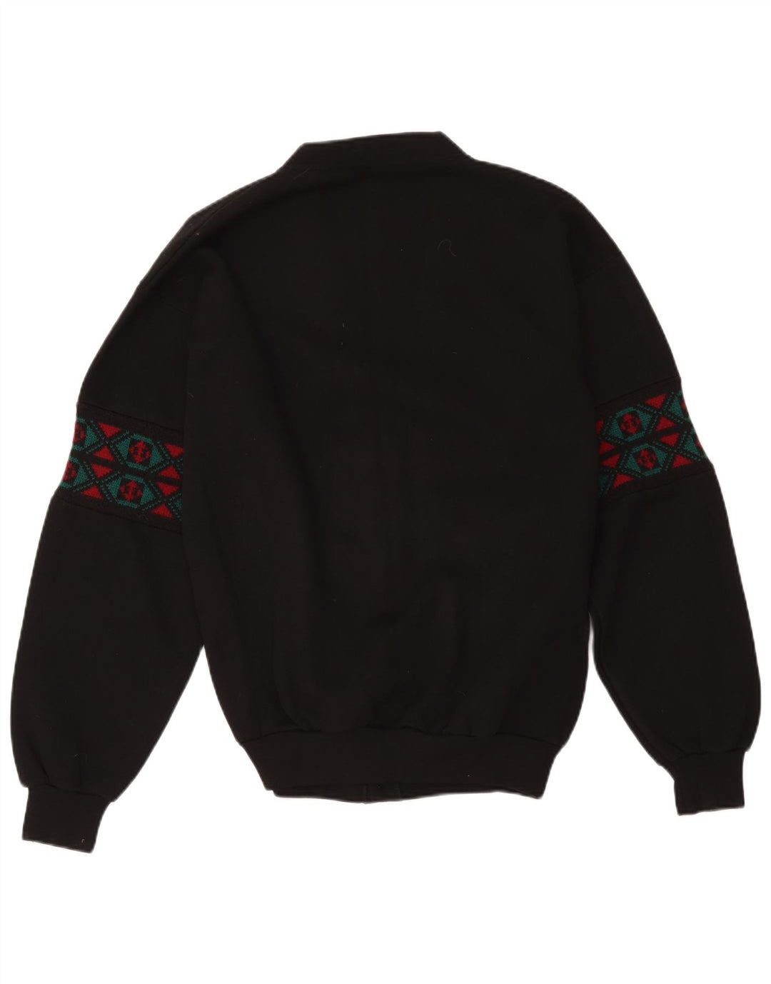 Maglione cardigan da uomo Sporting Club grande nero geometrico