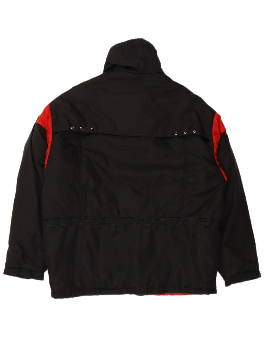 Giacca a vento da uomo VINTAGE IT 54 2XL Nero Poliammide color block