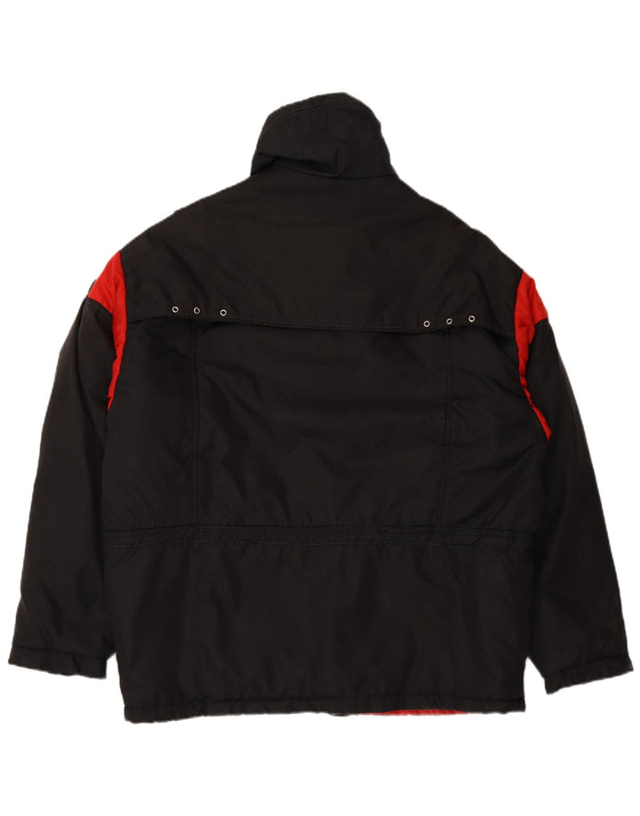 Giacca a vento da uomo VINTAGE IT 54 2XL Nero Poliammide color block