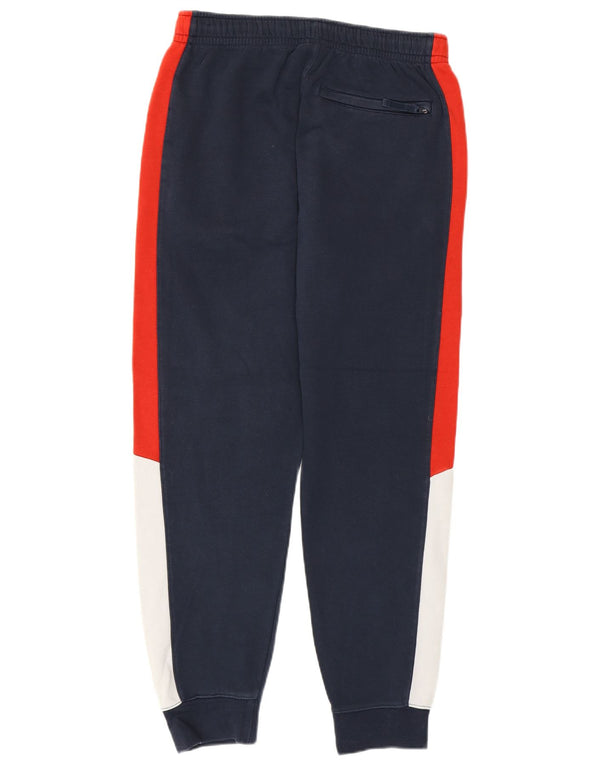 NIKE Pantaloni da tuta da uomo Joggers Small Blu navy in cotone color block