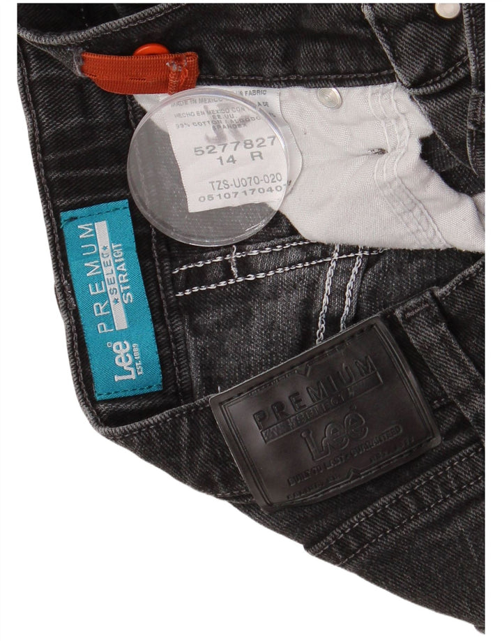 Jeans dritti LEE da bambino 13-14 anni W26 L28 cotone nero
