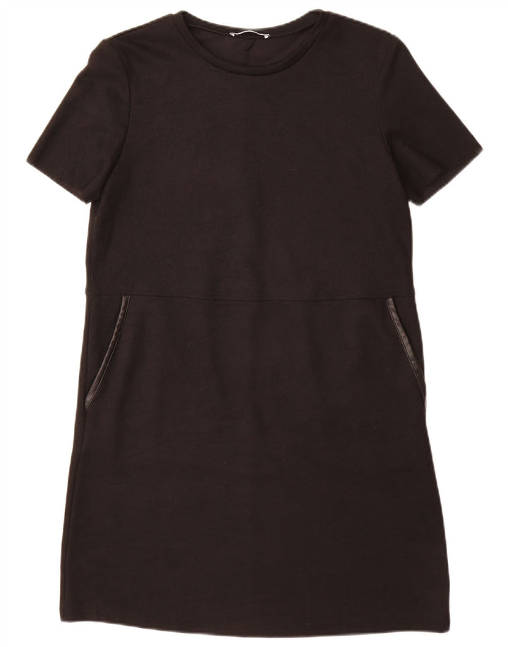 Abito a trapezio da donna Zara UK 10 piccolo nero