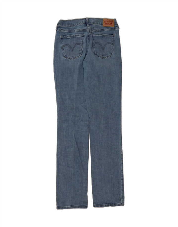LEVI'S Jeans dritti da donna 505 US 4 Small W27 L34 Cotone blu