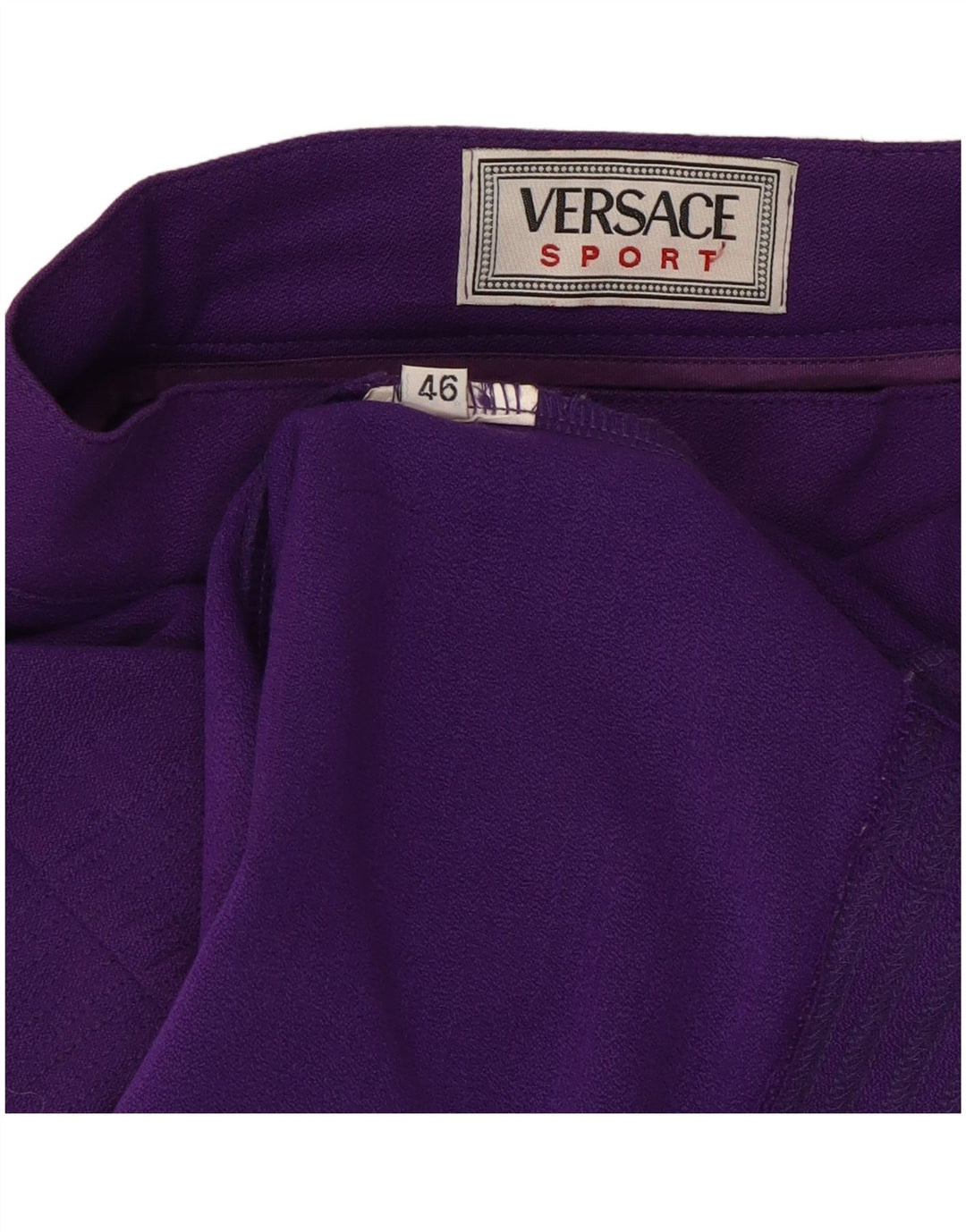 Gonna a tubino da donna Versace IT 46 grande W30 viola