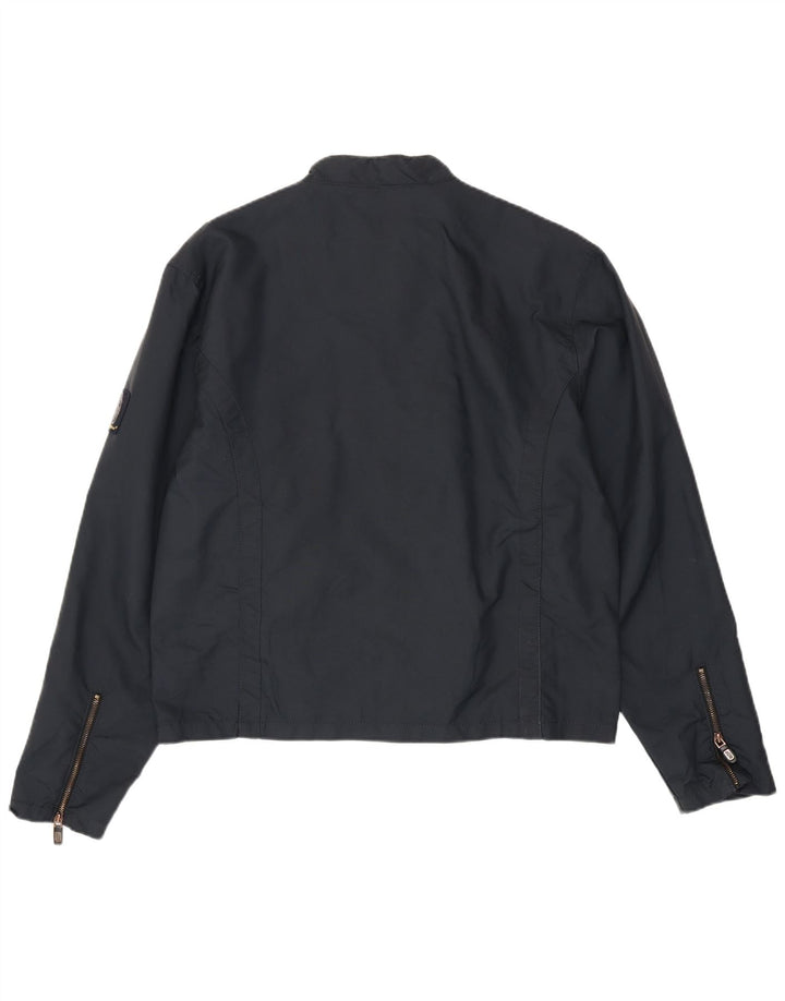 Giubbotto bomber da uomo Refrigue UK 44 2XL Nylon color block blu navy