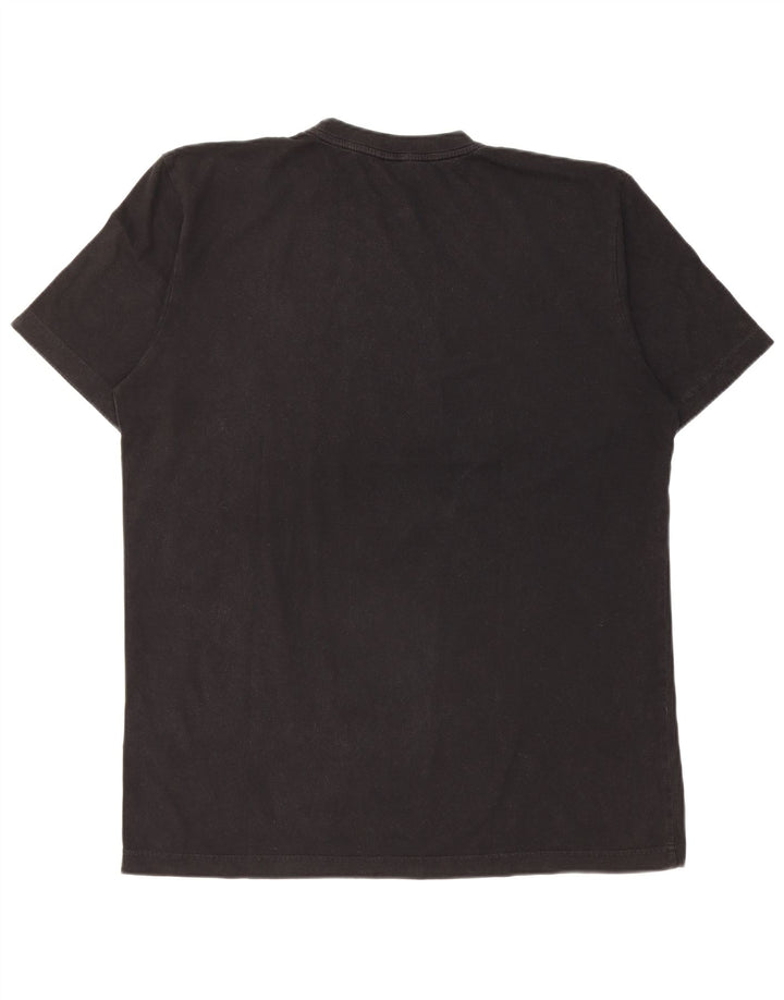 T-shirt da uomo Hugo Boss Top grande in cotone nero
