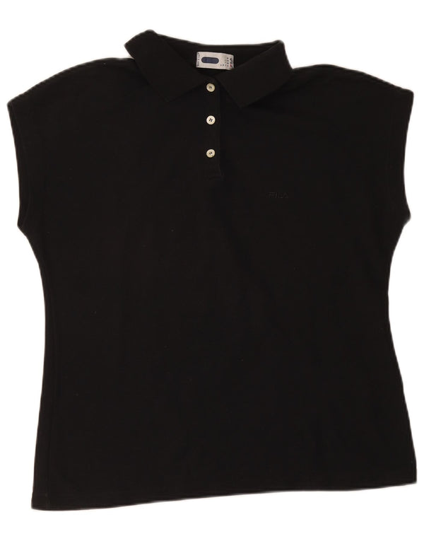 Polo Donna Fila IT 50 XL Cotone Nera