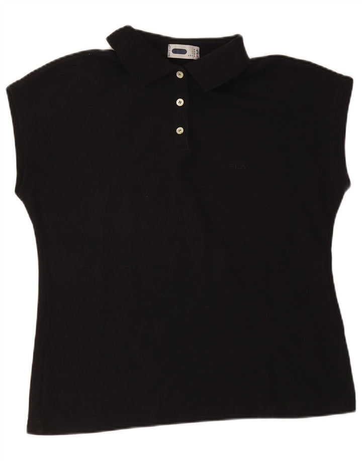 Polo Donna Fila IT 50 XL Cotone Nera