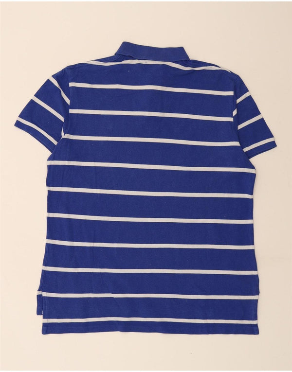POLO RALPH LAUREN Polo da uomo su misura XL in cotone a righe blu