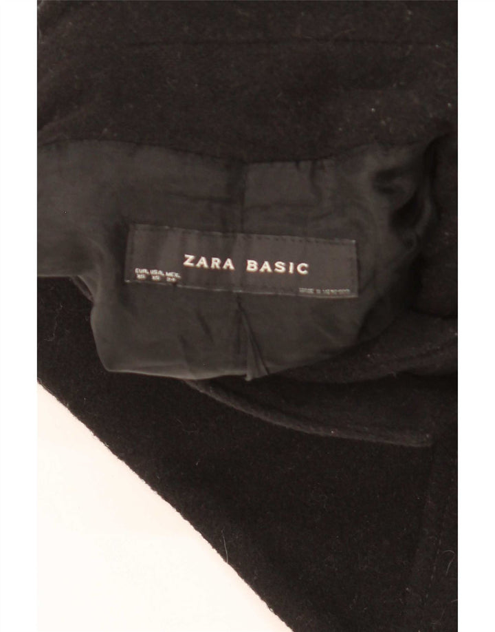 Cappotto da marinaio da donna Zara UK 6 XS in lana nera