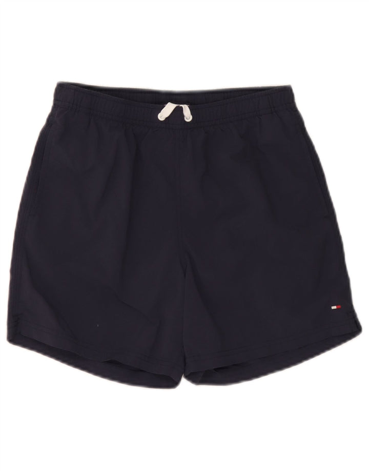 Pantaloncini da bagno per ragazzi Tommy Hilfiger 14-15 anni in poliestere blu navy