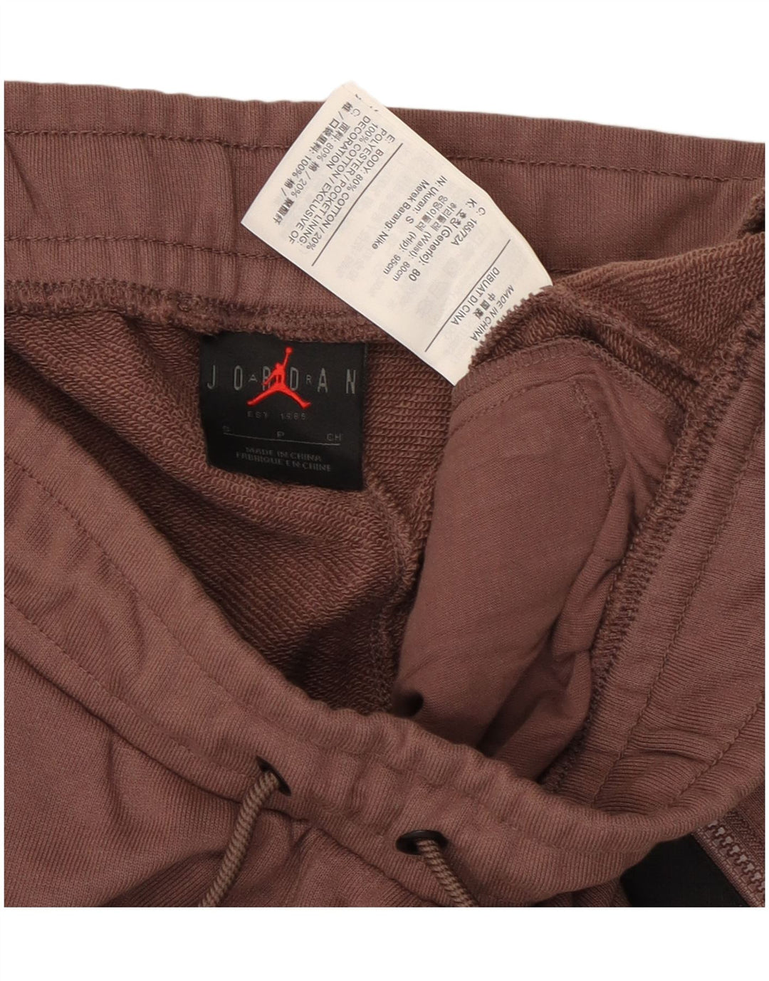 Pantaloni da tuta da donna Jordan Joggers UK 8 Small Marrone