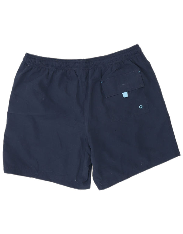 Pantaloncini da bagno Marks & Spencer da uomo Blue Harbour grandi blu navy