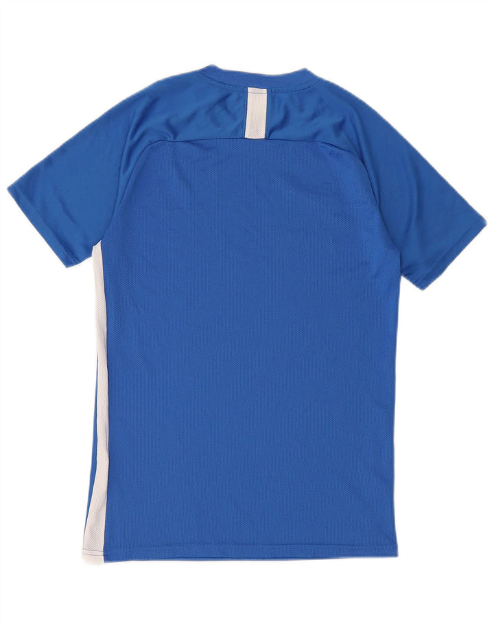 T-shirt Nike Dri Fit da uomo, piccola, in poliestere color block blu