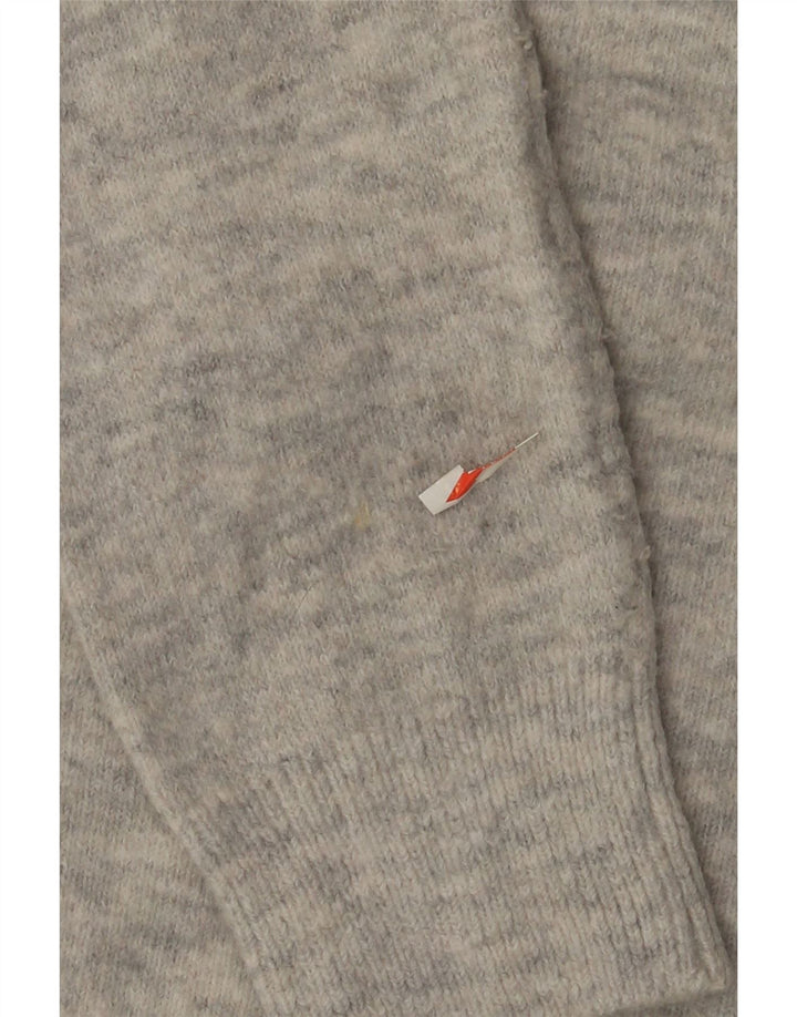 Maglione maglione girocollo da donna Marks & Spencer UK 14 Grigio medio chiazzato