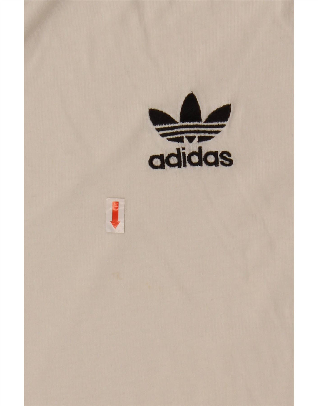 T-shirt ADIDAS da uomo Top in cotone bianco medio