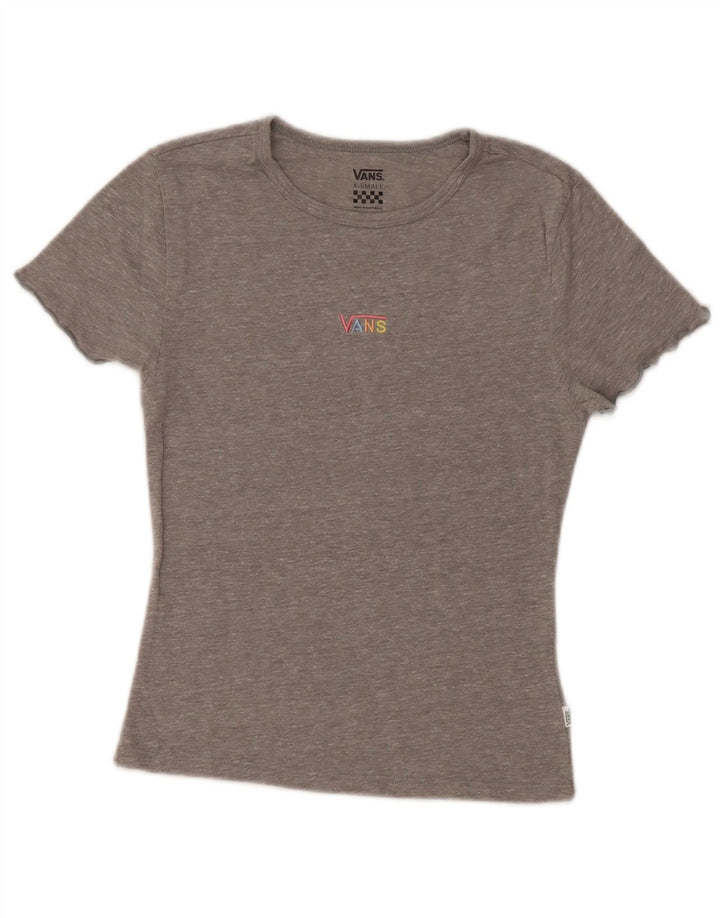 T-shirt da donna VANS UK 4 XS grigia chiazzata