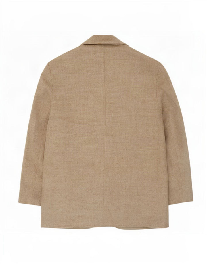 Giacca blazer da donna a 3 bottoni Topshop UK 12 Poliestere beige medio