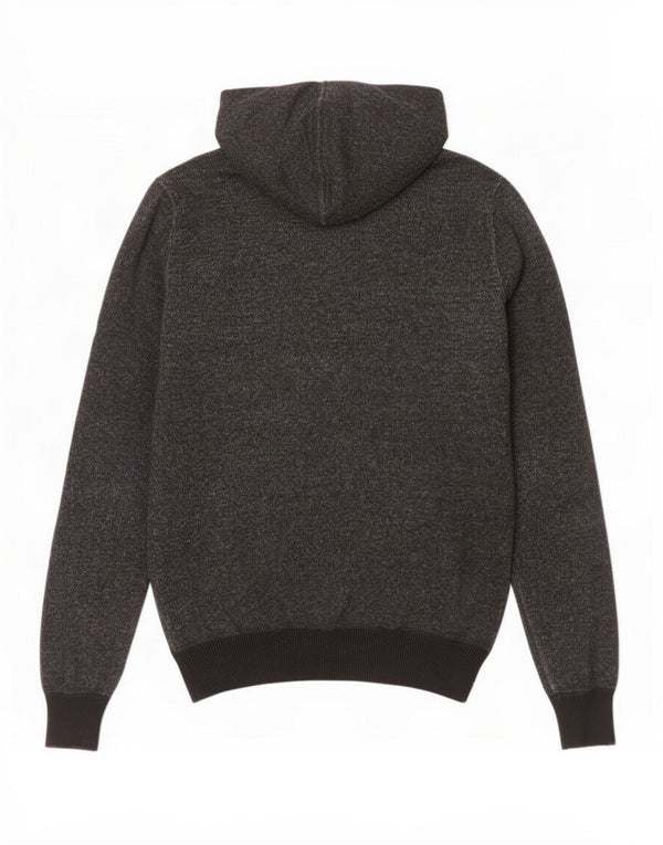 Guess By Marciano Maglione con cappuccio grafico da uomo piccolo in cotone grigio