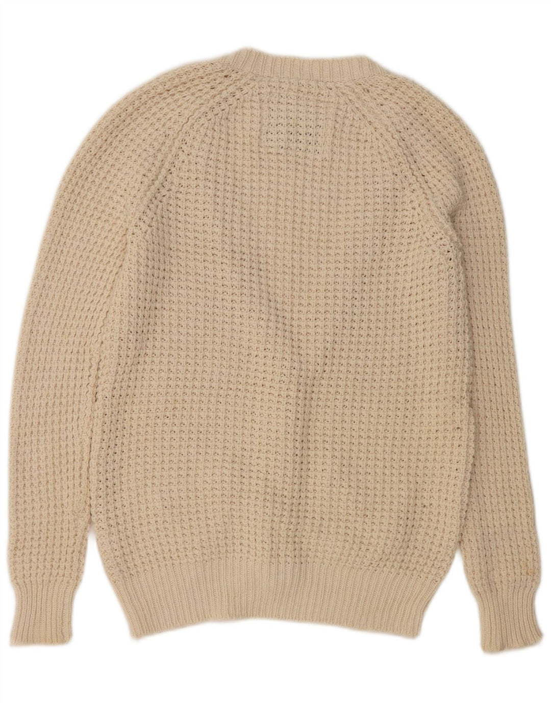 Maglione cardigan oversize oversize da donna Jack Wills UK 10 piccolo Beige