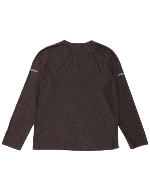 RUSSELL ATHLETIC Maglia Dri-Power da bambino a maniche lunghe 14-15 anni XL Grigia