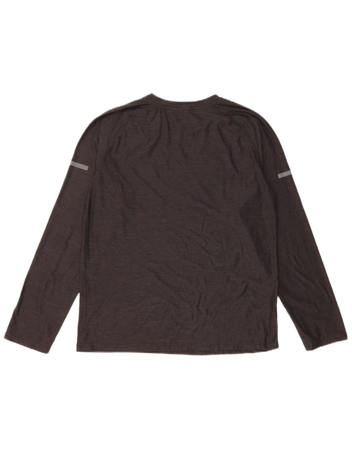 RUSSELL ATHLETIC Maglia Dri-Power da bambino a maniche lunghe 14-15 anni XL Grigia