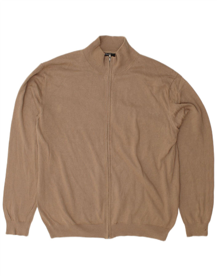 REPLAY Maglione cardigan da uomo XL in cotone beige