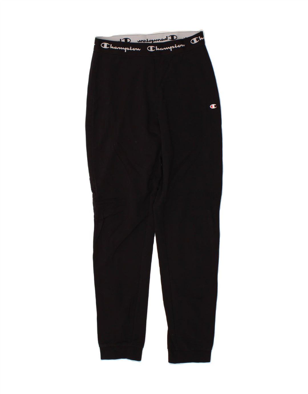 CHAMPION Womens Graphic Tracksuit Trousers Joggers UK 12 Medium  Black Vintage Champion and Second-Hand Champion from Messina Hembry 