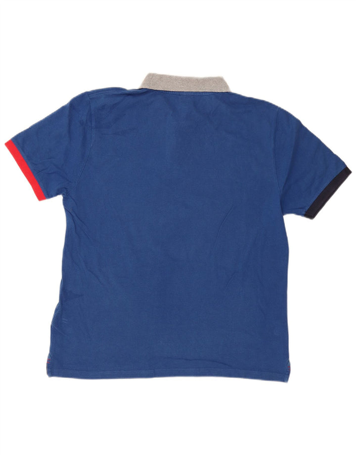 Polo North Sails da uomo vestibilità regolare in cotone color block medio blu navy