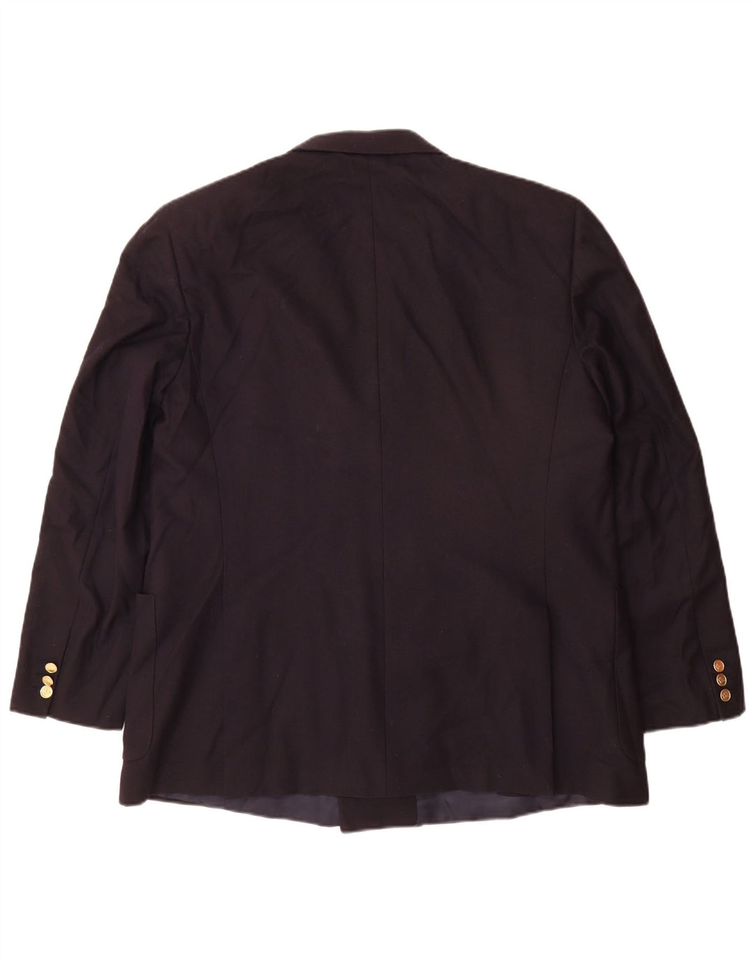 Giacca blazer doppiopetto da uomo Burberrys IT 56 XL lana blu navy