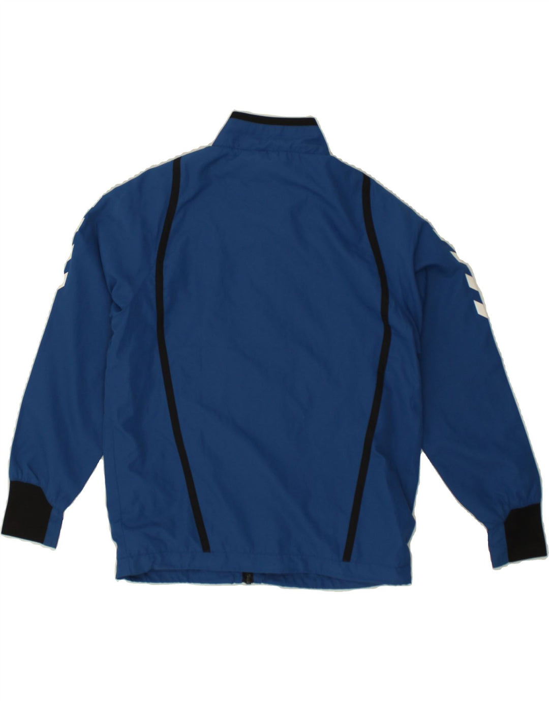 HUMMEL Boys Graphic Tracksuit Top Jacket 11-12 Years Blue Polyester | Vintage Hummel | Thrift | Second-Hand Hummel | Used Clothing | Messina Hembry 