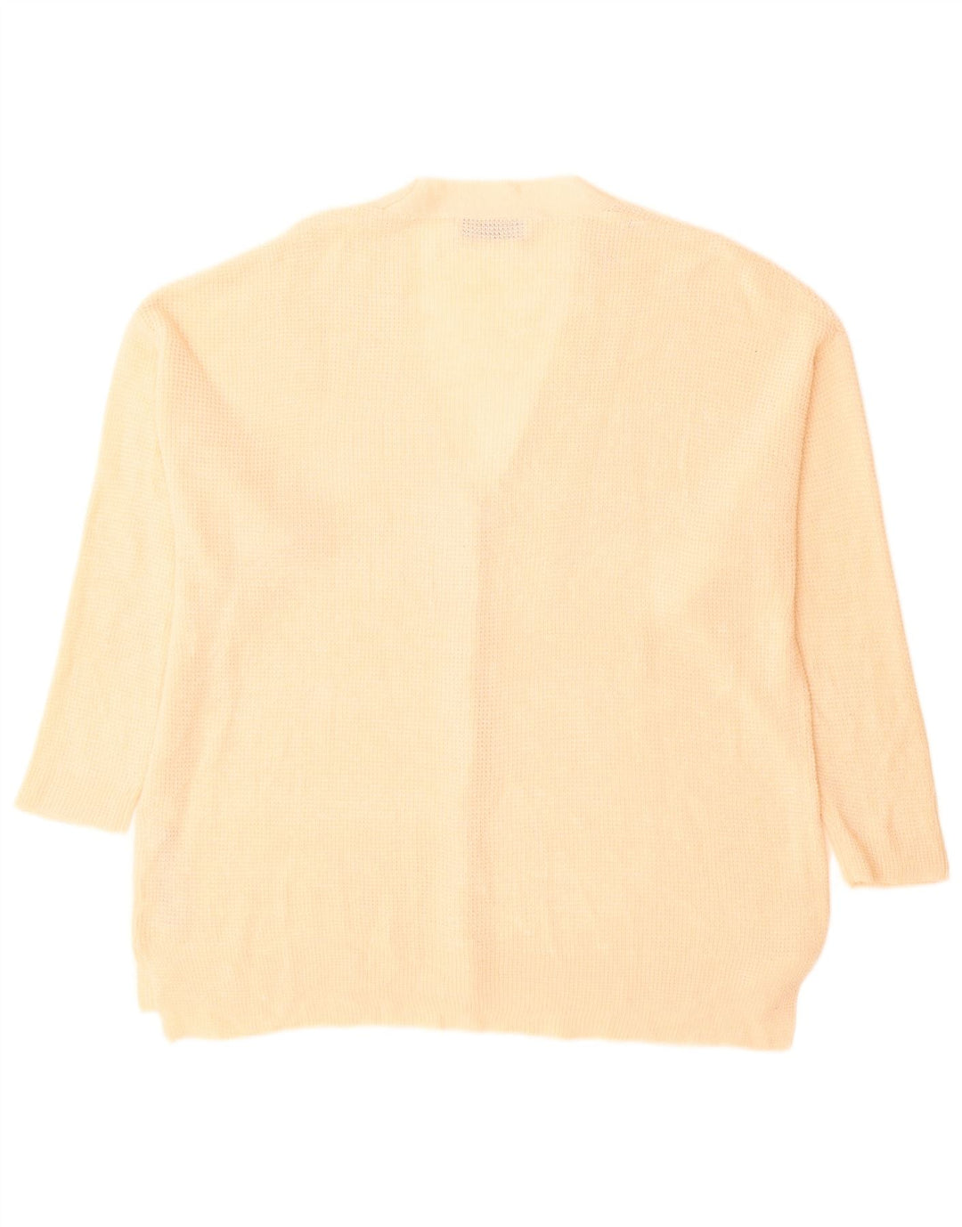 Maglione cardigan oversize da donna Zara UK 10 piccolo acrilico beige