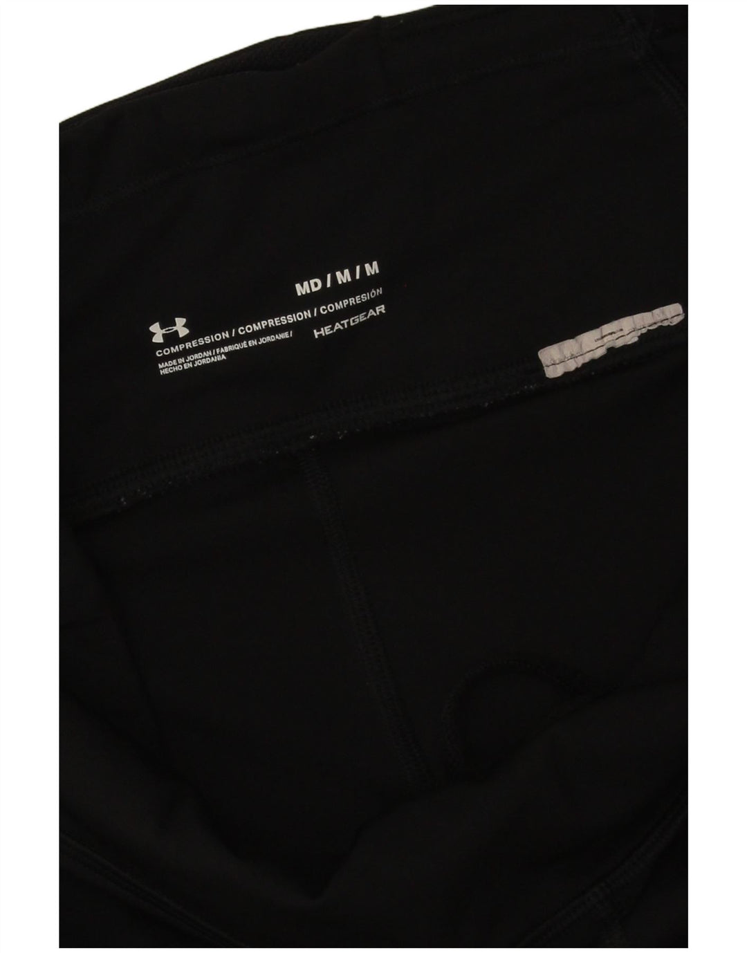 Leggings da donna Under Armour Heat Gear modello astratto UK 12 medio nero