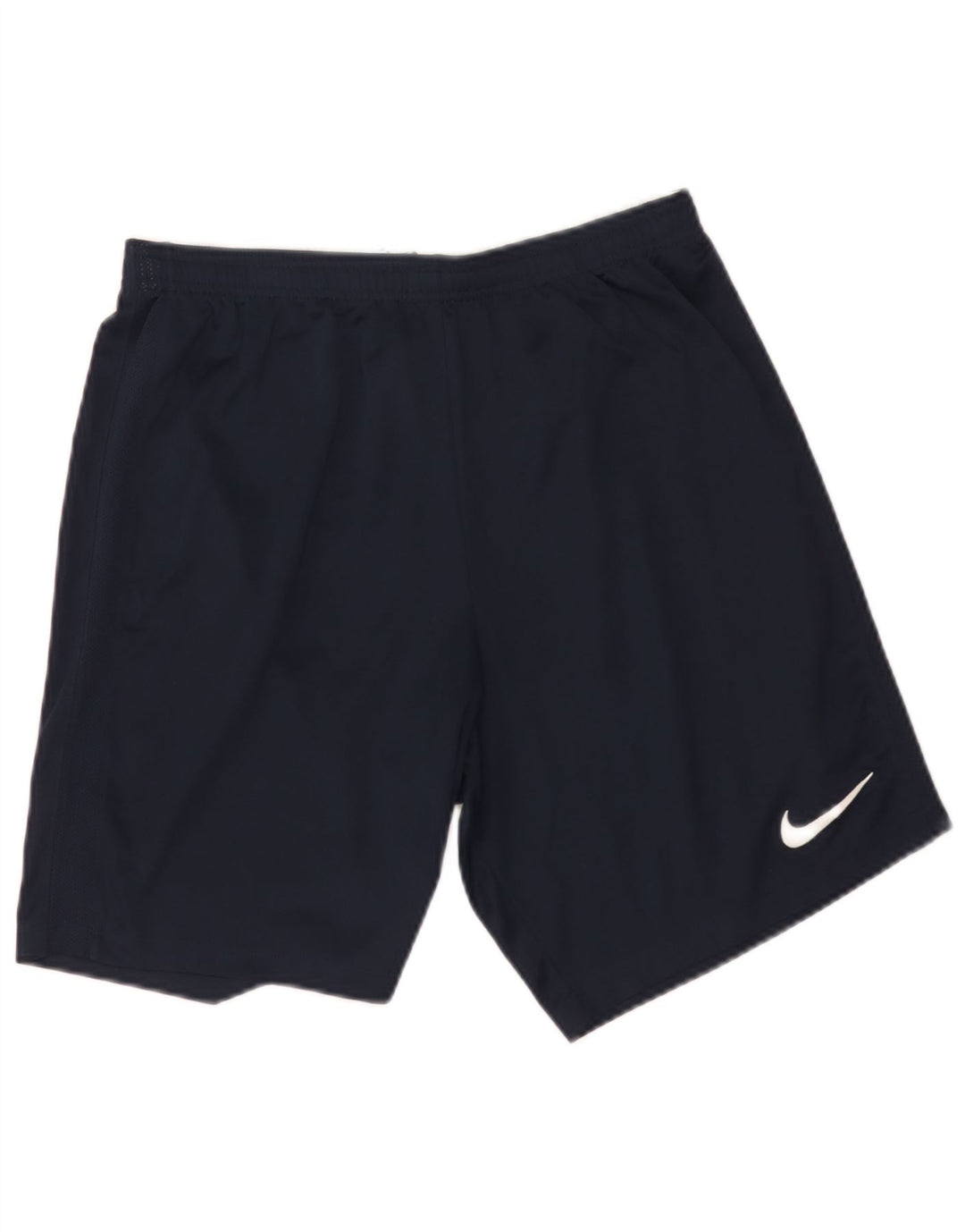 Pantaloncini sportivi Nike da uomo Dri Fit grandi in poliestere blu navy