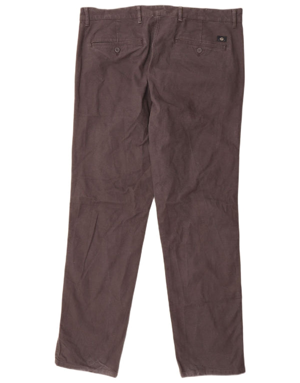 Pantaloni chino dritti da uomo Dockers W36 L32 in cotone grigio
