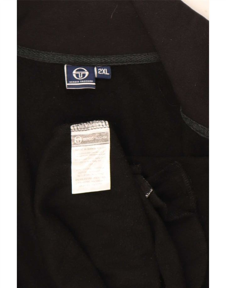Giacca da tuta da uomo Sergio Tacchini 2XL cotone nero